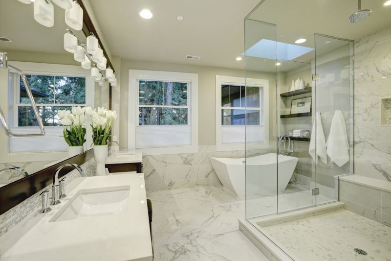 Spa Bathroom with Rainfall Shower