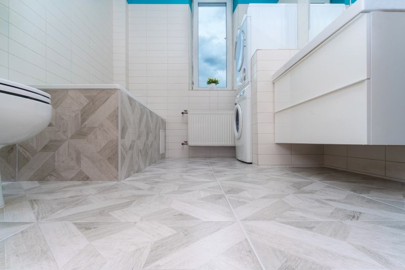 Large Tile Bathroom Floor